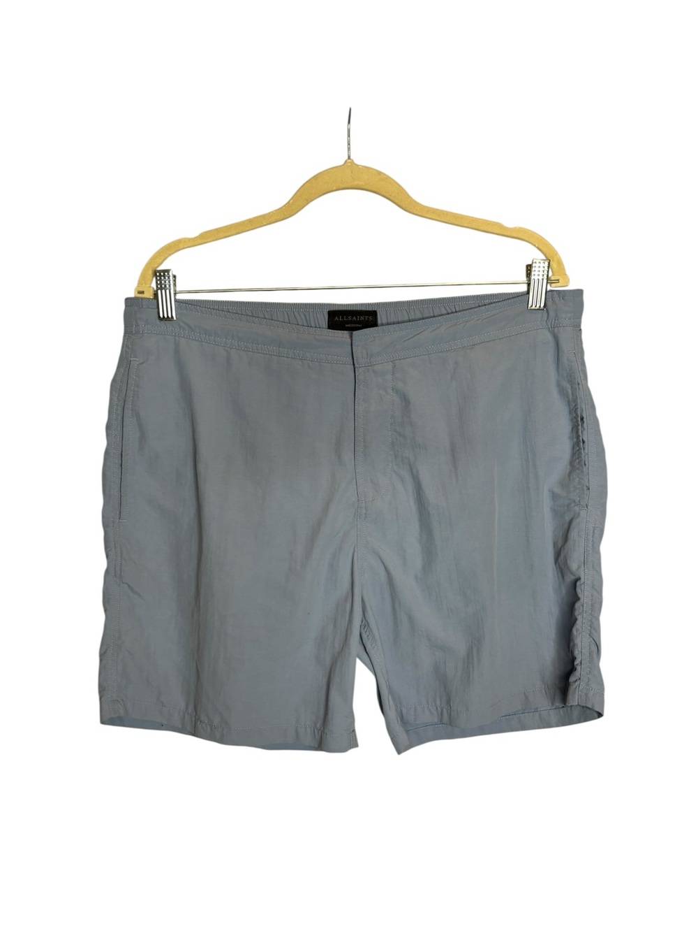 AllSaints Warden Swim Shorts Size L Blue
